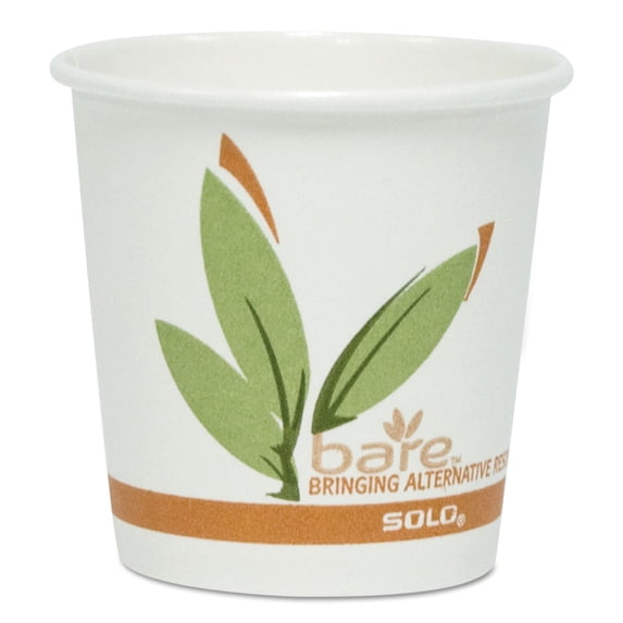 Solo® Hot Cups, Single Poly Paper, 12oz., 50/PK, MI (SCC412RCNJ8484)