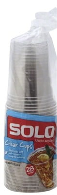 Solo 18 oz Clear Cups (Pack of 32)