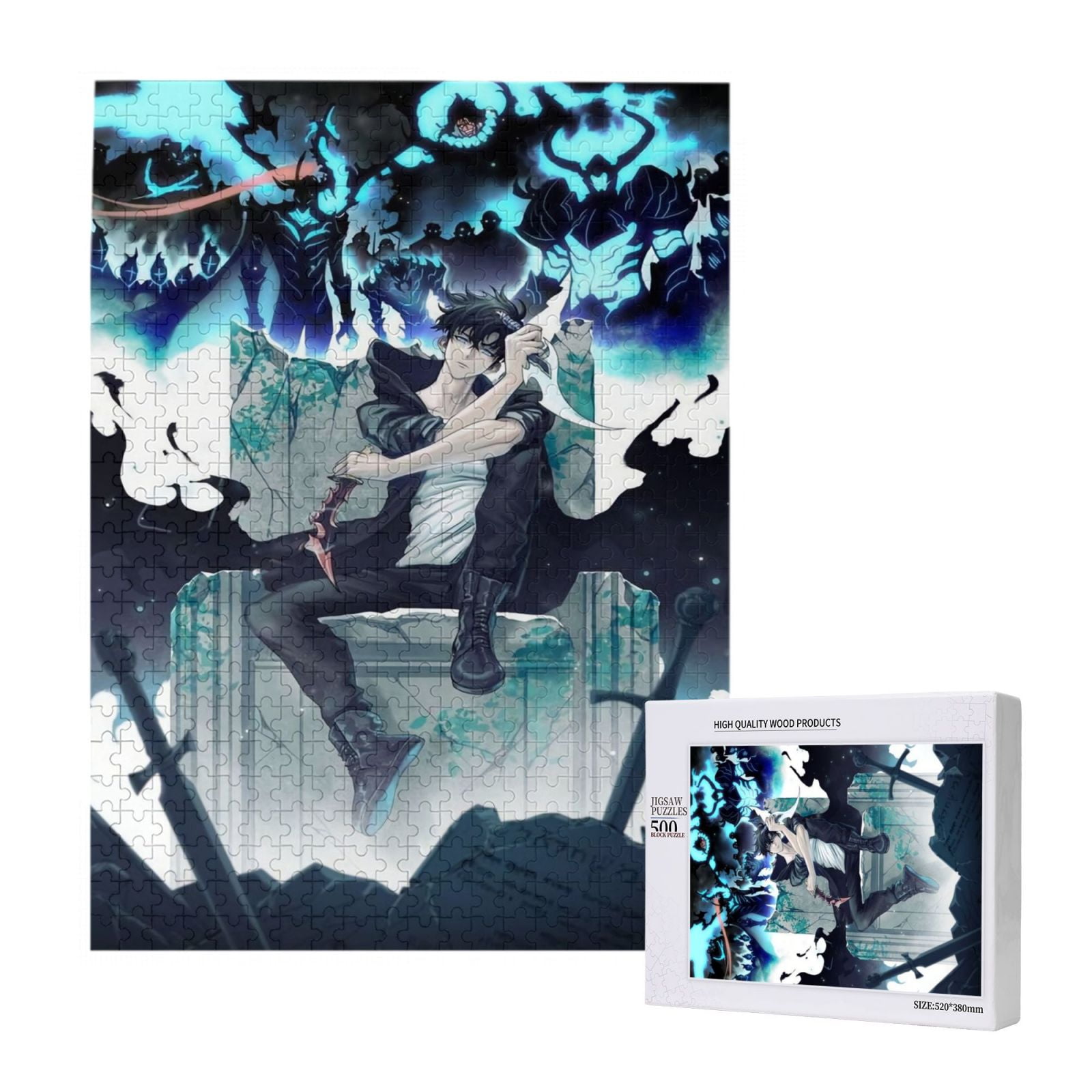 Solo Leveling Anime Jigsaw Puzzles for Boy girl teen 300/500/1000