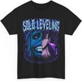 thumbnail image 1 of Solo Leveling Anime Statue of God T-Shirt Short Sleeve Cotton Tee Harajuku Streetwear Fashion Clothes Unisex Tee, 1 of 4