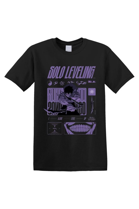Solo Leveling Anime T-Shirt, Sung Jin Woo Vintage Tee