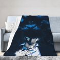 Solo Leveling Anime Throw Blankets Plush Travel Blankets Bedroom Living