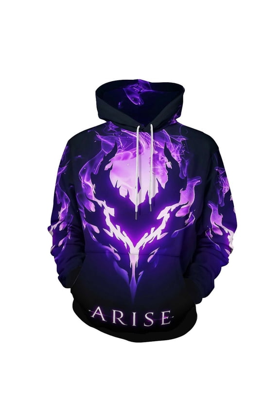 Solo Leveling Arise Adult Sweater Pullover Sweatshirt Hoodies Long Sleeve Hooded Jackets Men Women