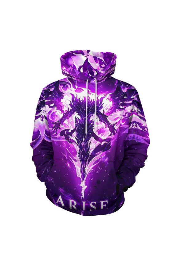 Solo Leveling Arise Adult Sweater Pullover Sweatshirt Hoodies Long Sleeve Hooded Jackets Men Women