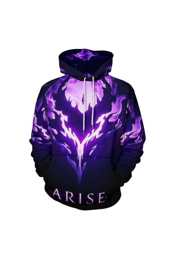 Solo Leveling Arise Adult Sweater Pullover Sweatshirt Hoodies Long Sleeve Hooded Jackets Men Women