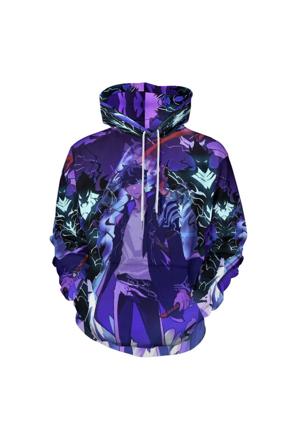 Solo Leveling Arise Adult Sweater Pullover Sweatshirt Hoodies Long Sleeve Hooded Jackets Men Women