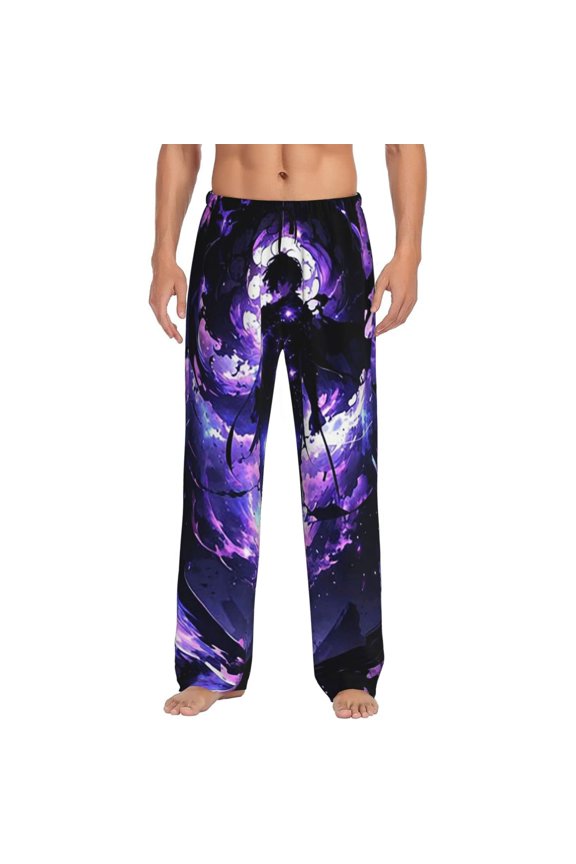 Solo Leveling Arise Men's Pajama Long Pants Sleeping Pants Home Sleepwear Soft Pjs Pants
