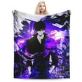 thumbnail image 1 of Solo Leveling Bed Blanket Air Conditioner Quilt Ultra Soft Flannel Blanket All Season Fuzzy Blanket Reversible Fluffy Plush Blanket 60"X50", 1 of 8