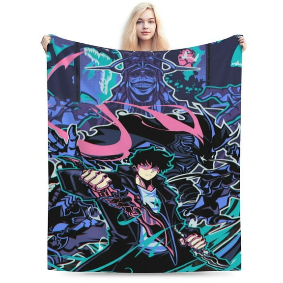 Solo Leveling Blanket, Soft Warm Cozy Plush Throw Blanket Gifts for Adults Kids, Lightweight Fuzzy Comfy Flannel Blankets for Couch Bed House Decor Travel 50"X40"