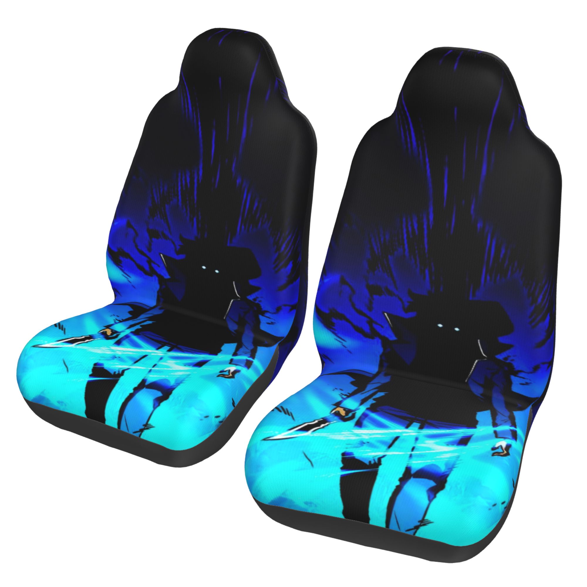 CAR PASS Bucket Car Seat Cover, Breathable 3D Air Mesh-100% Sporty Fabric Front