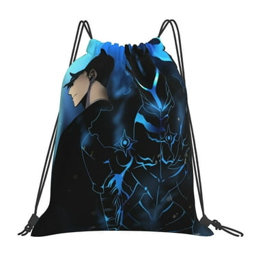 Solo Leveling Drawstring Backpack Sport Gym Bag For Yoga Swimming Gymsack Sport Strap Pack Bag