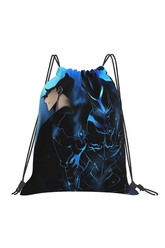 Solo Leveling Drawstring Backpack Sport Gym Bag For Yoga Swimming Gymsack Sport Strap Pack Bag