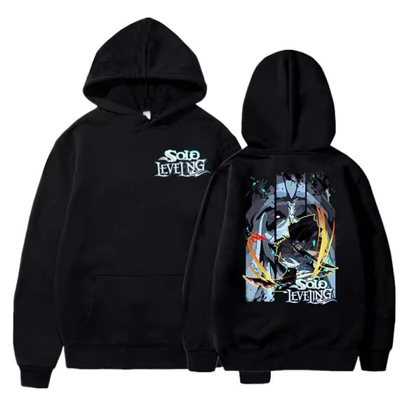 Solo Leveling Graphic Sweatshirts Jin Woo Sung Hoody Pullover Y2K Beru Igris Arise Hoodie