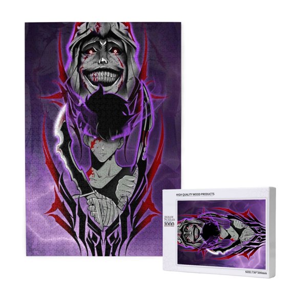 Solo Leveling Jigsaw Puzzle 1000 Pieces Wooden Puzzle Home Decor Birthday Party Gift