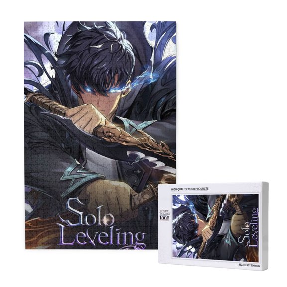 Solo Leveling Jigsaw Puzzle 1000 Pieces Wooden Puzzle Home Decor Birthday Party Gift