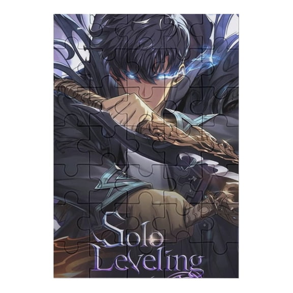 Solo Leveling Jigsaw Puzzle, Wood Puzzles Adult, 35 PCS Jigsaw Puzzle for Adults Challenging Puzzle Perfect for Game Nights