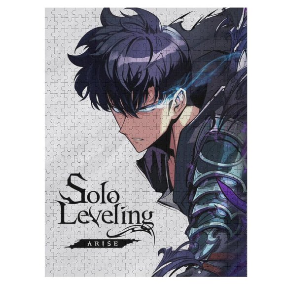 Solo Leveling Jigsaw Puzzle, Wood Puzzles Adult, 500 PCS Jigsaw Puzzle for Adults Challenging Puzzle Perfect for Game Nights