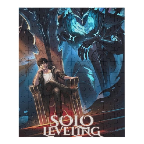 Solo Leveling Jigsaw Puzzle, Wood Puzzles Adult, 70 PCS Jigsaw Puzzle for Adults Challenging Puzzle Perfect for Game Nights
