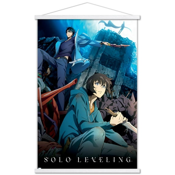 Solo Leveling - Key Art 2 Wall Poster with Magnetic Frame, 22.375" x 34"