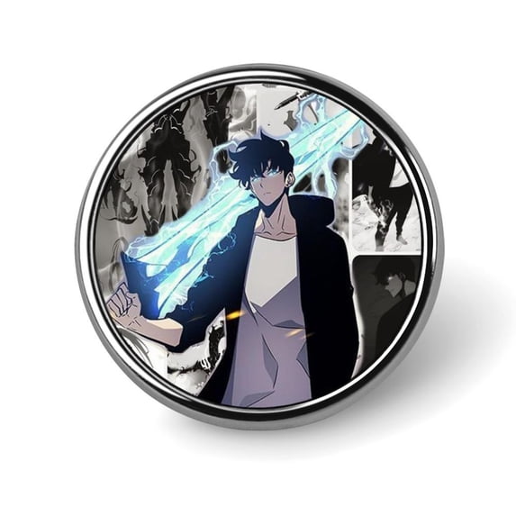 Solo Leveling Round Badge Printed Decorative Button Badge Circle Brooch for Men Women