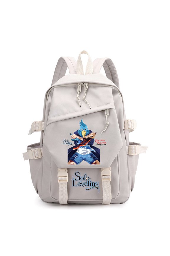 Solo Leveling School Bag Backpack Teen Men Women Unisex Anime Solo Game Leveling Daypack Sung Jinwoo Laptop Bag 3D Print Bookbag Bag Laptop Backpacks
