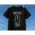 Solo Leveling Shirt: ARISE Sung Jinwoo Shadow Monarch Tee, Dark Manhwa ...