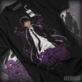 thumbnail image 1 of Solo Leveling Shirt Sung Jin Woo Anime Manga Cosplay Graphic T-Shirt, 1 of 2