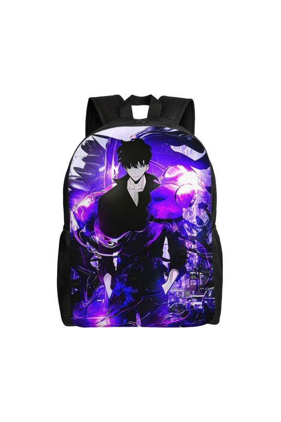 Solo Leveling Shoulder Backpack Daypack 3d Printing Backpack Travel Hiking Bag