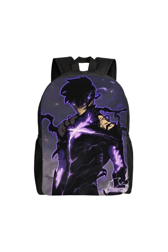 Solo Leveling Shoulder Backpack Daypack 3d Printing Backpack Travel Hiking Bag