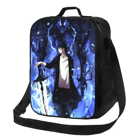 Solo Leveling Sung Jinwoo Lunch Bag Lunch Box Lightweight Durable Lunch Tote Bag Portable Reusable Lunch Box Tote For Work Sport Picnic Camping