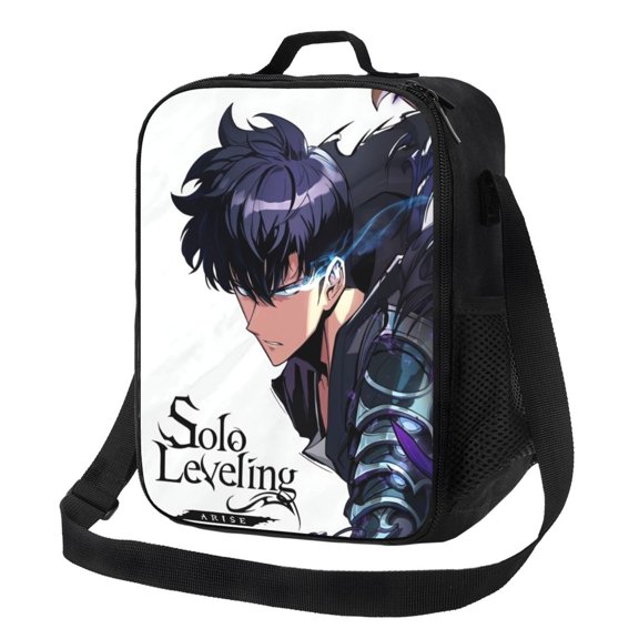 Solo Leveling Sung Jinwoo Lunch Bag Lunch Box Lightweight Durable Lunch Tote Bag Portable Reusable Lunch Box Tote For Work Sport Picnic Camping