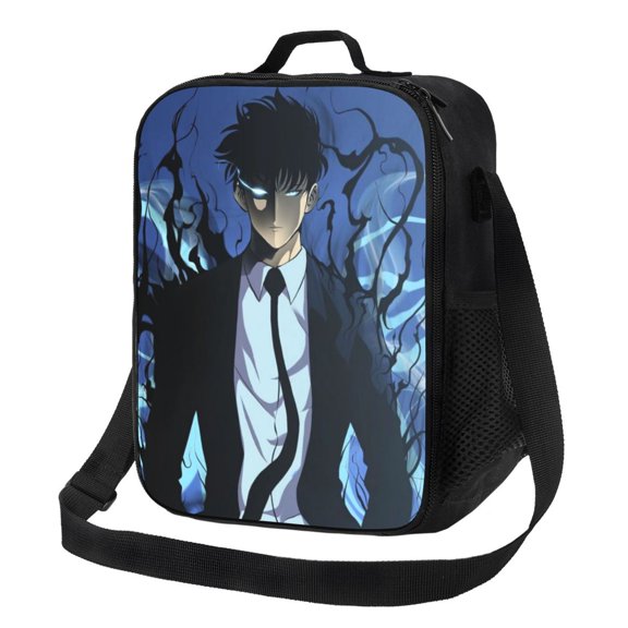 Solo Leveling Sung Jinwoo Lunch Bag Lunch Box Lightweight Durable Lunch Tote Bag Portable Reusable Lunch Box Tote For Work Sport Picnic Camping