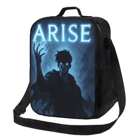 Solo Leveling Sung Jinwoo Lunch Bag Lunch Box Lightweight Durable Lunch Tote Bag Portable Reusable Lunch Box Tote For Work Sport Picnic Camping