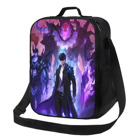 Solo Leveling Sung Jinwoo Lunch Bag Lunch Box Lightweight Durable Lunch Tote Bag Portable Reusable Lunch Box Tote For Work Sport Picnic Camping