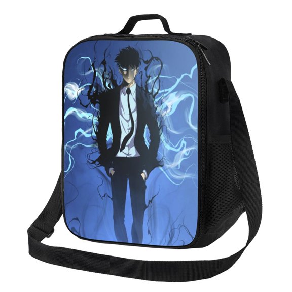 Solo Leveling Sung Jinwoo Lunch Bag Lunch Box Lightweight Durable Lunch Tote Bag Portable Reusable Lunch Box Tote For Work Sport Picnic Camping