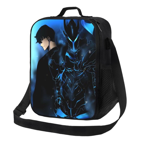 Solo Leveling Sung Jinwoo Lunch Bag Lunch Box Lightweight Durable Lunch Tote Bag Portable Reusable Lunch Box Tote For Work Sport Picnic Camping