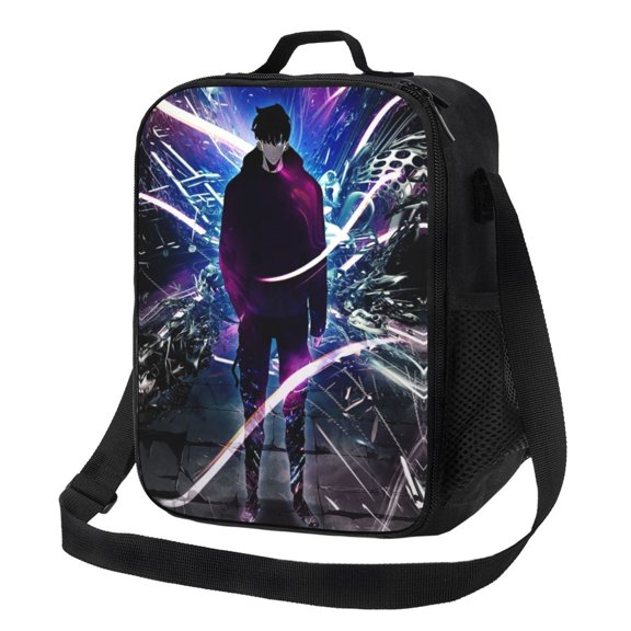 Solo Leveling Sung Jinwoo Lunch Bag Lunch Box Lightweight Durable Lunch Tote Bag Portable Reusable Lunch Box Tote For Work Sport Picnic Camping
