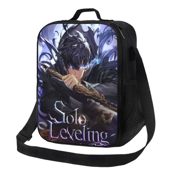 Solo Leveling Sung Jinwoo Lunch Bag Lunch Box Lightweight Durable Lunch Tote Bag Portable Reusable Lunch Box Tote For Work Sport Picnic Camping