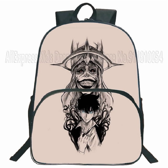 Solo Leveling Theme Backpack Bookbag Casual Daypack Travel Backpacks for Work Hiking Camping
