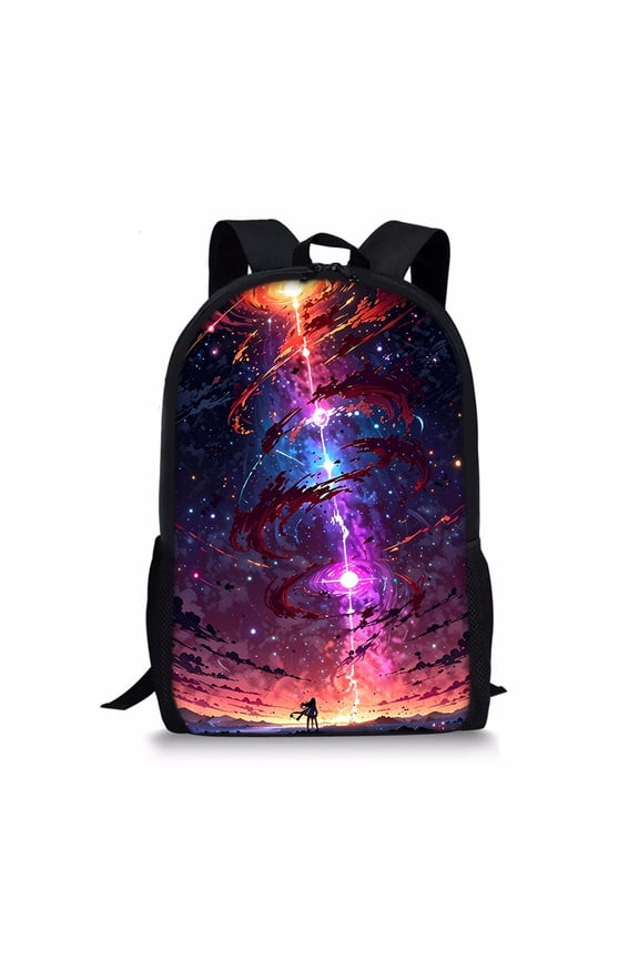 Solo Leveling Theme Backpack Bookbag Casual Daypack Travel Backpacks for Work Hiking Camping