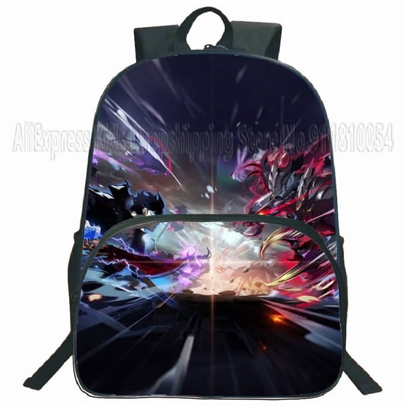 Solo Leveling Theme Backpack Bookbag Casual Daypack Travel Backpacks for Work Hiking Camping