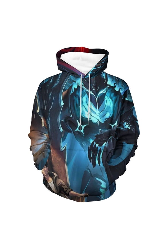 Solo Leveling Unisex Adult Hoodie Casual Hooded Sweatshirt Pullover Novelty 3D Printed Sweater Jacket 2XL