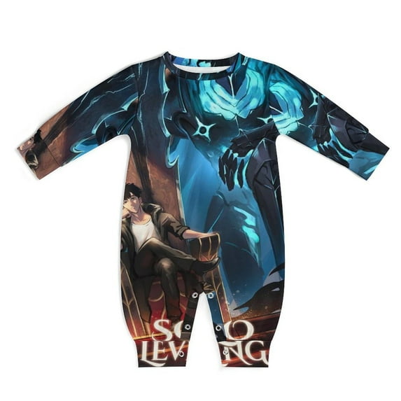 Solo Leveling Unisex Baby Boy Girl Rompers Long Sleeve Infant Jumpsuits Babies' Outfits Fall Winter Clothes 6-9M