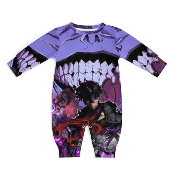 Solo Leveling Unisex Baby Boy Girl Rompers Long Sleeve Infant Jumpsuits Babies' Outfits Fall Winter Clothes 6-9M