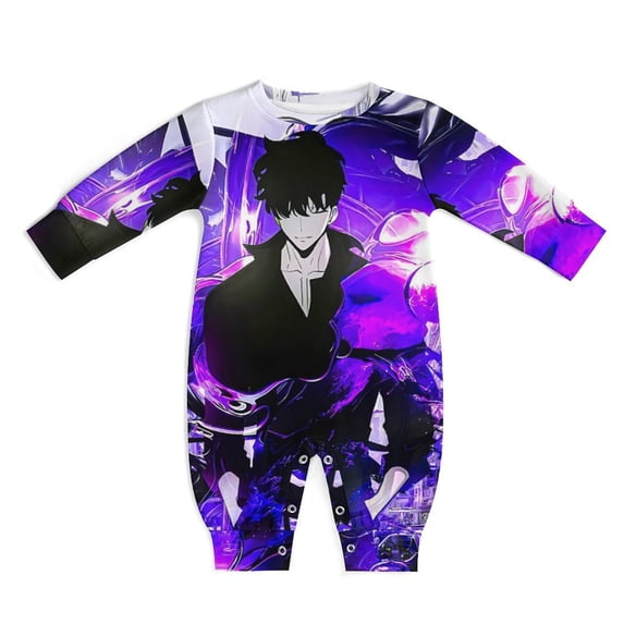Solo Leveling Unisex Baby Boy Girl Rompers Long Sleeve Infant Jumpsuits Babies' Outfits Fall Winter Clothes 9-12M