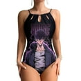 thumbnail image 1 of Solo Leveling Women's One-piece Swimsuit Bathing Suits High Neck Tummy Control Swimwear Swim Suit M, 1 of 7