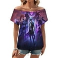 thumbnail image 1 of Solo Leveling Women's T Shirt Short Sleeve Off Shoulder Tee Shirt Tops 3D Printing Summer Soft Comfortable T-Shirt, 1 of 7