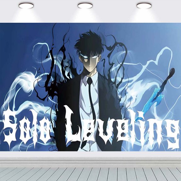 Solo Leveling school Background Wall Decor Taspestry Poster Banner Backdrop Party Supplies