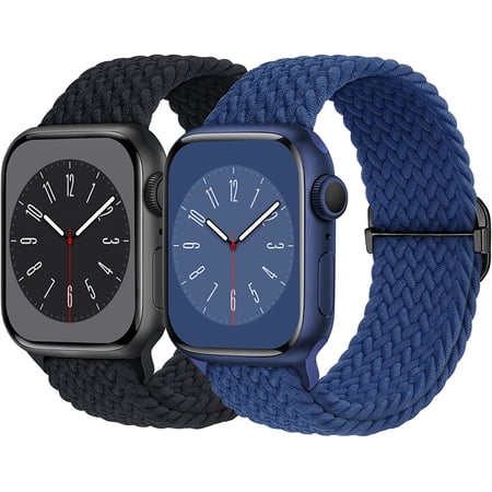 Solo Loop Compatible with Apple Watch Band 38mm 40mm 41mm Women Men, Adjustable Stretchy Bands Elastic Sport Wristbands for iWatch Series 8 7 6 5 4 3 2 1 SE