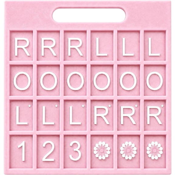 Solo Mahjong Board, Pink Mahjong Practice Board Practice Tool, Charleston Trainer & Passing Guide Solo Practice Cheat Sheet for Beginners NMJL Rule